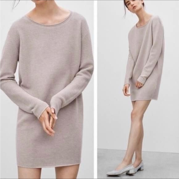 Wilfred silk + cashmere sweater dress - XS - Picture 2 of 3